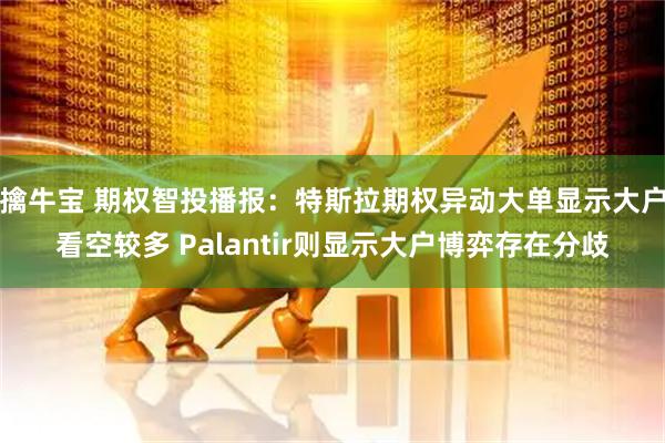 擒牛宝 期权智投播报：特斯拉期权异动大单显示大户看空较多 Palantir则显示大户博弈存在分歧